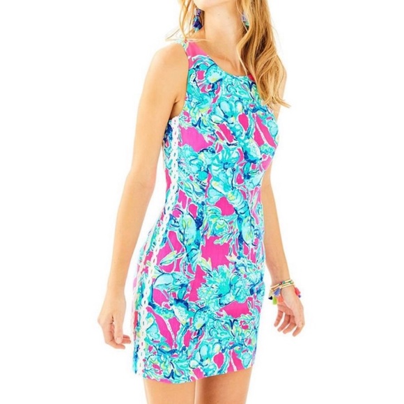 Holy Grail Hard to Find NWT Lilly Pulitzer Mila Shift Dress Raz Berry Lobsters - Picture 5 of 6